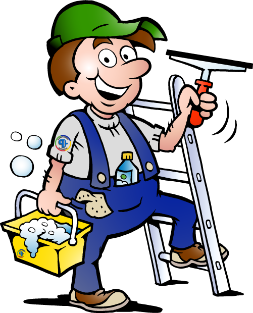 Vinduespudsning udført af professionelle pudsere